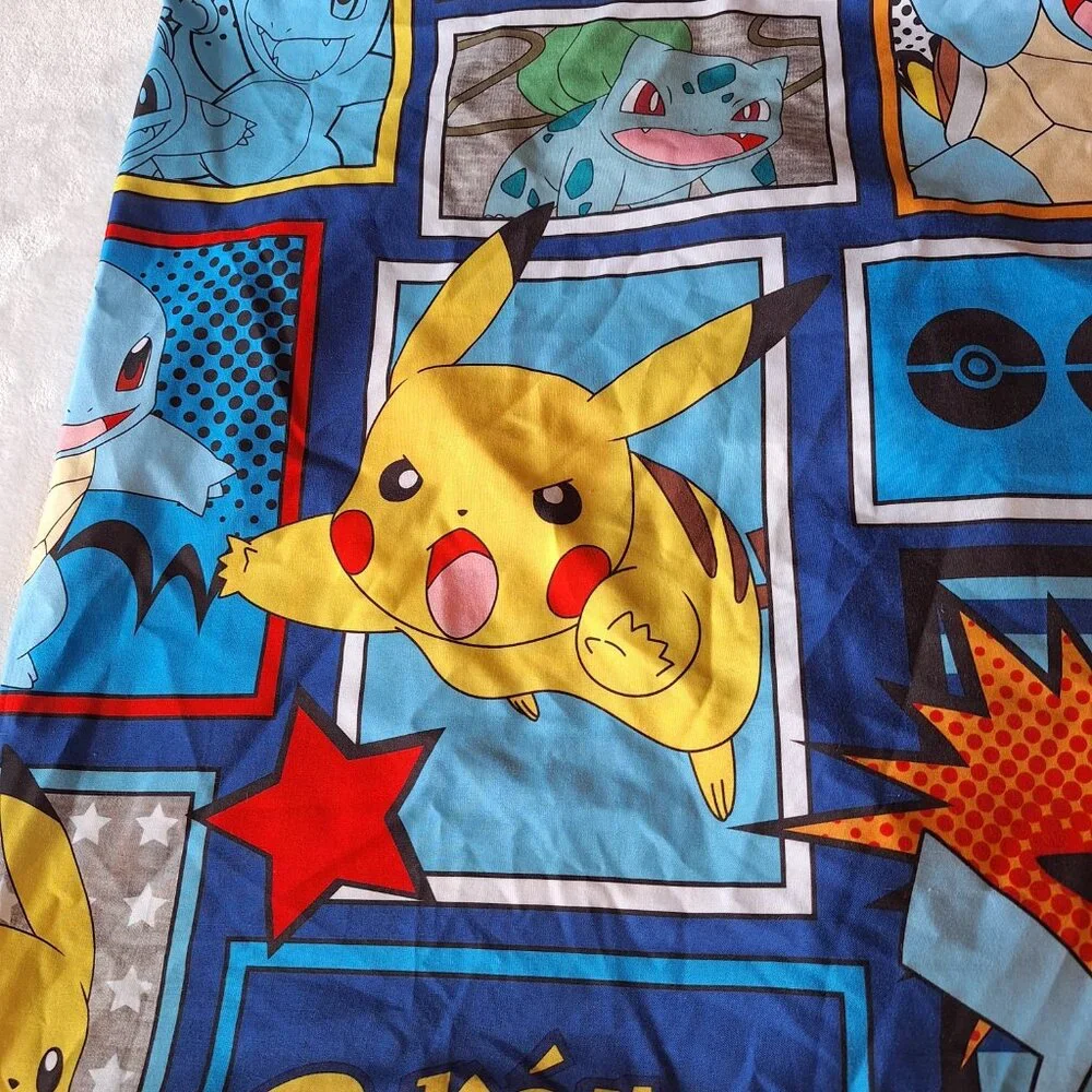 2021 Pokemon Standard Pillow Sham‎ Case Pikachu Charmander Squirtle (1)
